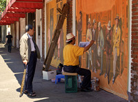 Mural painter, Chinatown