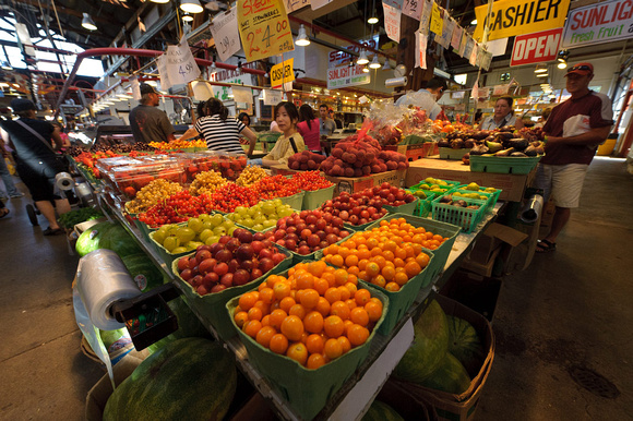 Fruit stand, Granville Island Public Market